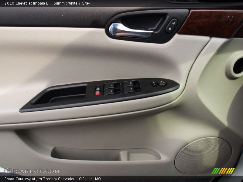 Summit White / Gray 2010 Chevrolet Impala LT