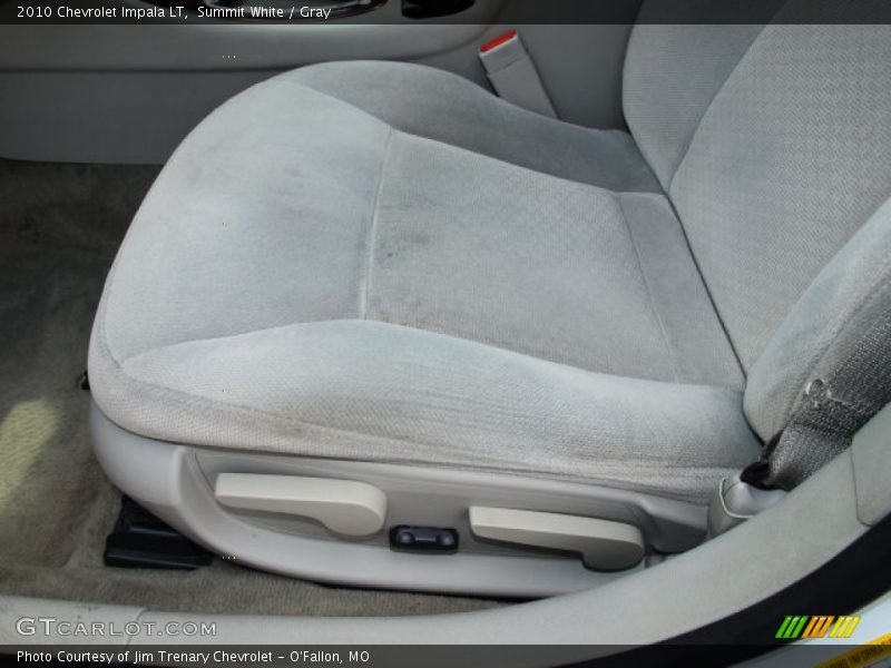 Summit White / Gray 2010 Chevrolet Impala LT