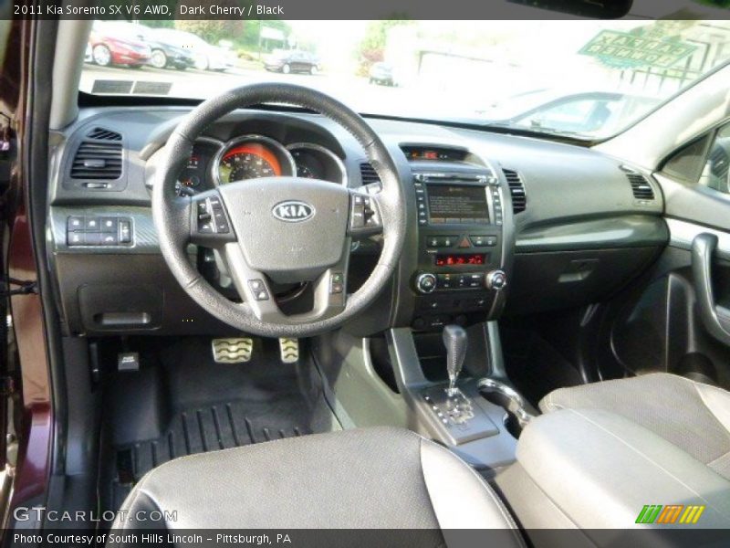 Black Interior - 2011 Sorento SX V6 AWD 