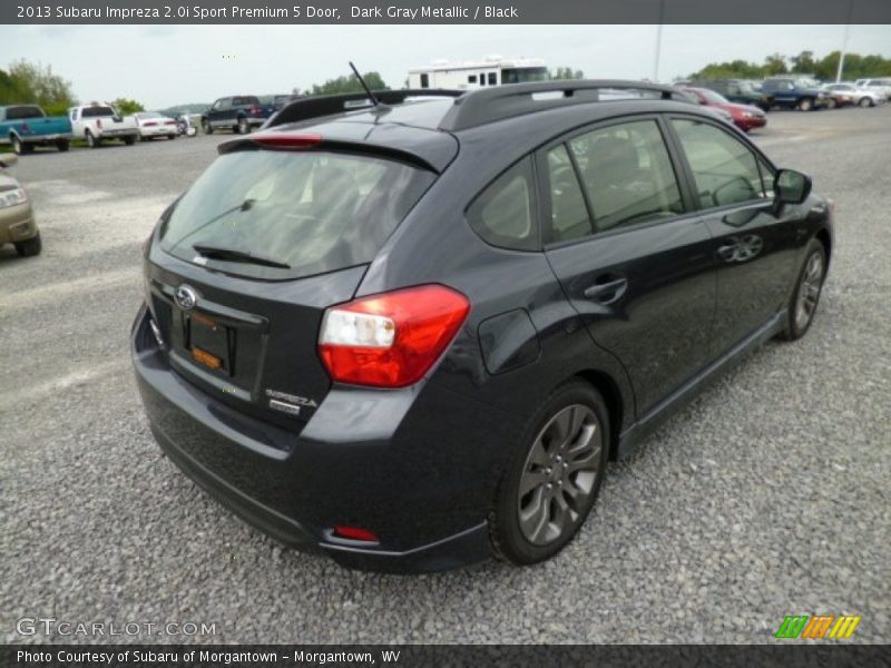 Dark Gray Metallic / Black 2013 Subaru Impreza 2.0i Sport Premium 5 Door