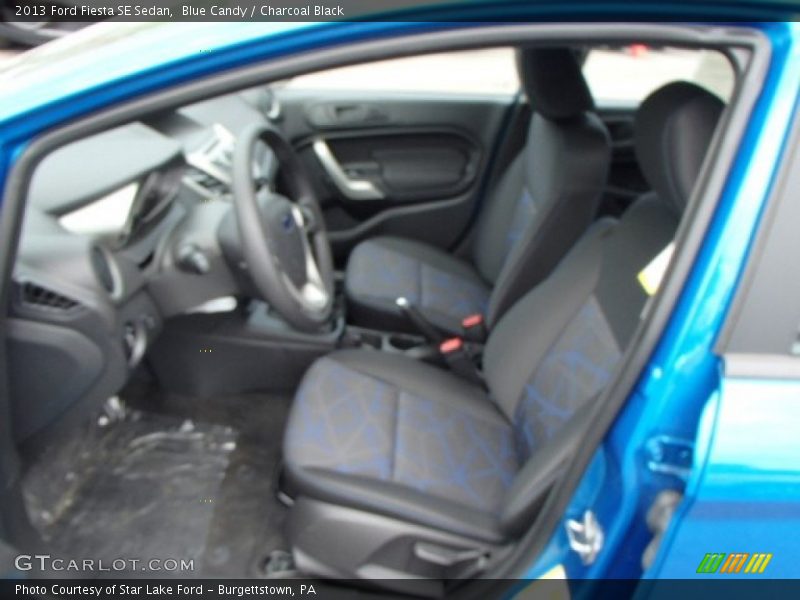 Blue Candy / Charcoal Black 2013 Ford Fiesta SE Sedan