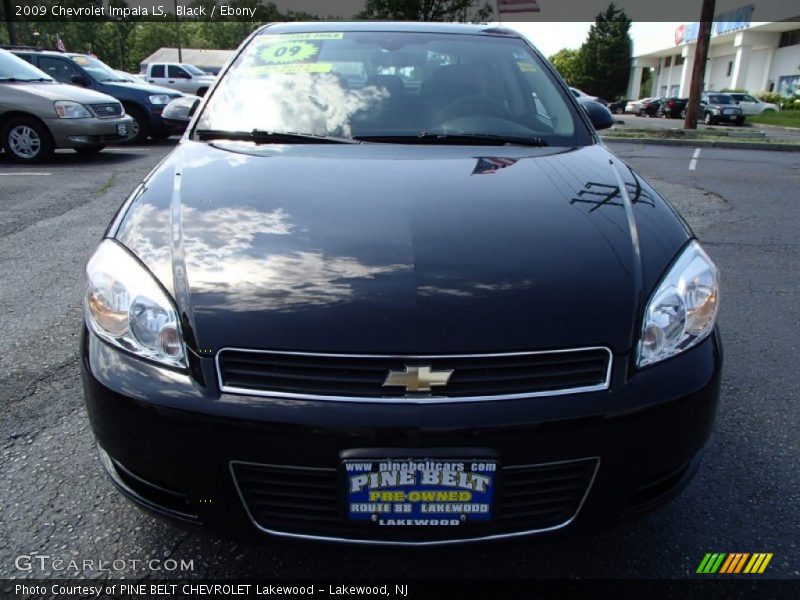 Black / Ebony 2009 Chevrolet Impala LS