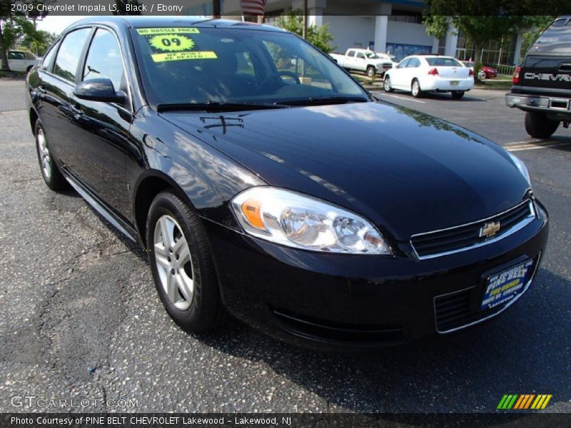 Black / Ebony 2009 Chevrolet Impala LS
