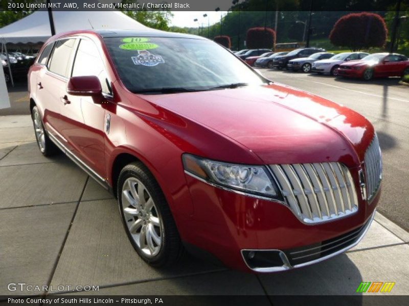 Red Candy Metallic / Charcoal Black 2010 Lincoln MKT AWD