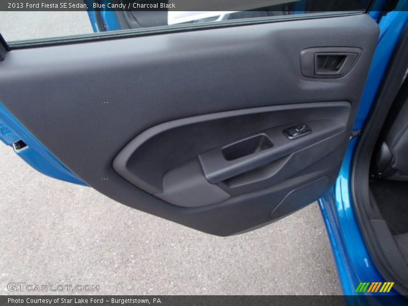 Blue Candy / Charcoal Black 2013 Ford Fiesta SE Sedan