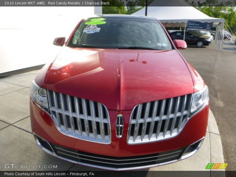 Red Candy Metallic / Charcoal Black 2010 Lincoln MKT AWD