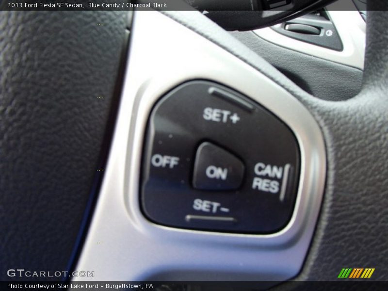 Blue Candy / Charcoal Black 2013 Ford Fiesta SE Sedan