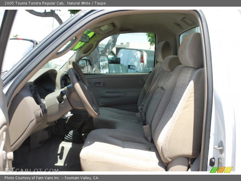 Natural White / Taupe 2005 Toyota Tundra Regular Cab