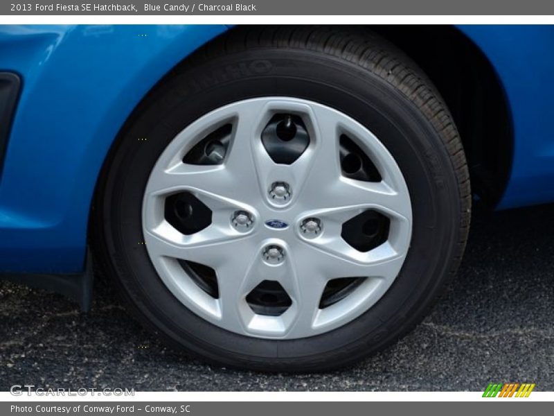Blue Candy / Charcoal Black 2013 Ford Fiesta SE Hatchback