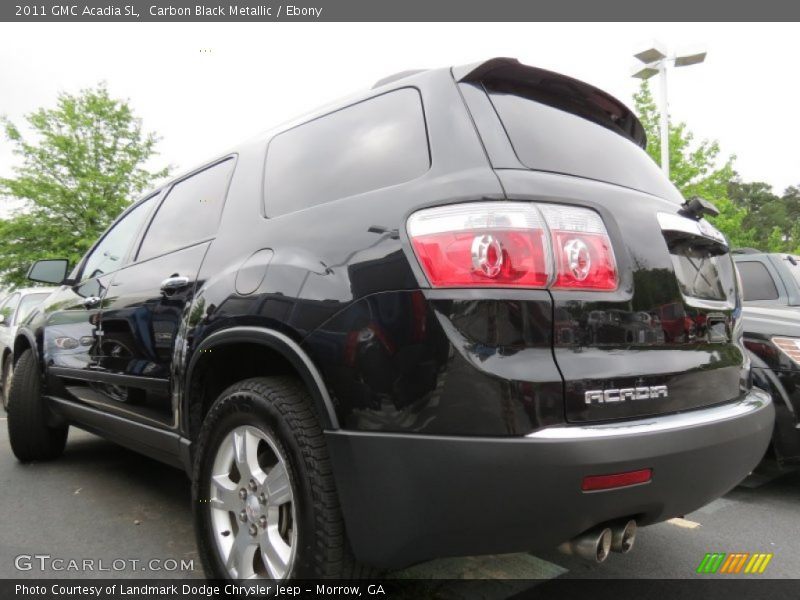 Carbon Black Metallic / Ebony 2011 GMC Acadia SL