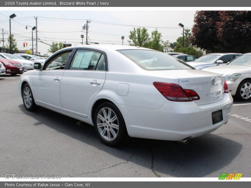 Blizzard White Pearl / Ivory 2009 Toyota Avalon Limited