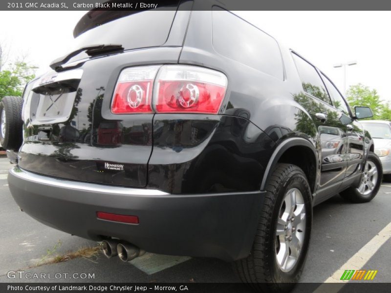 Carbon Black Metallic / Ebony 2011 GMC Acadia SL