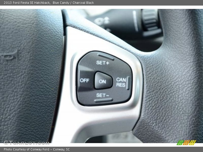 Blue Candy / Charcoal Black 2013 Ford Fiesta SE Hatchback