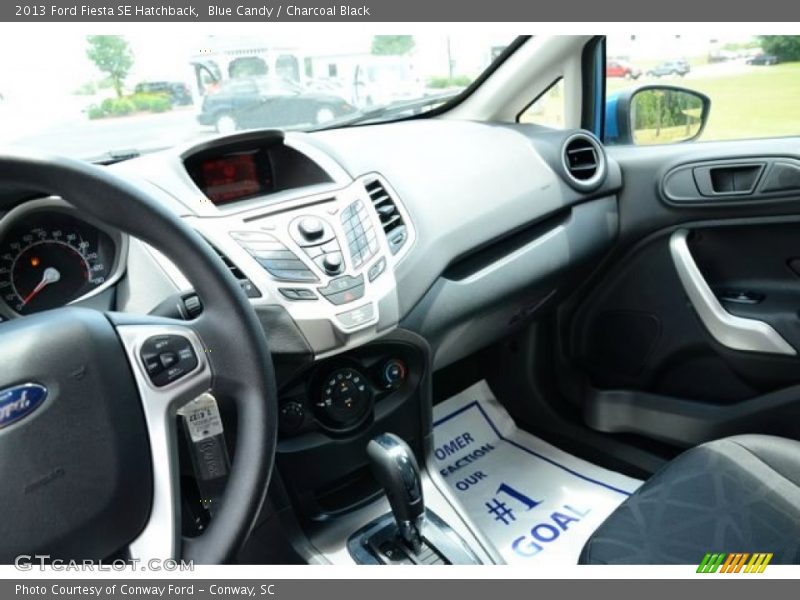 Blue Candy / Charcoal Black 2013 Ford Fiesta SE Hatchback