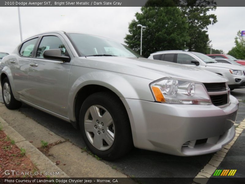 Bright Silver Metallic / Dark Slate Gray 2010 Dodge Avenger SXT