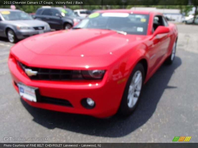 Victory Red / Black 2013 Chevrolet Camaro LT Coupe