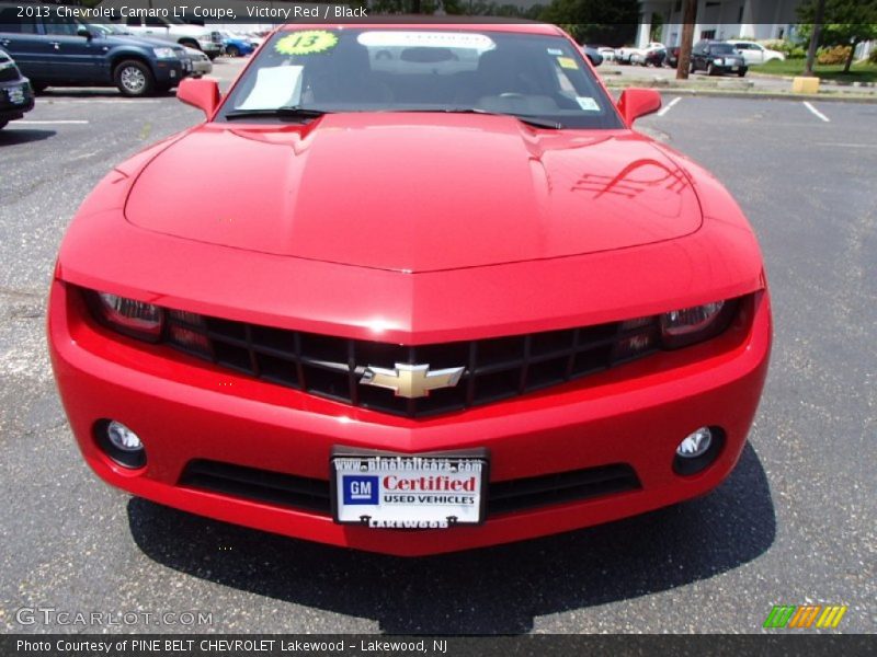 Victory Red / Black 2013 Chevrolet Camaro LT Coupe