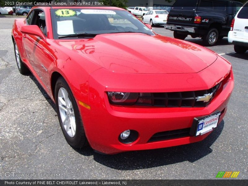 Victory Red / Black 2013 Chevrolet Camaro LT Coupe
