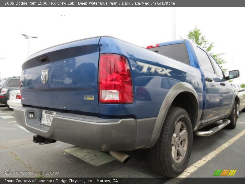 Deep Water Blue Pearl / Dark Slate/Medium Graystone 2009 Dodge Ram 1500 TRX Crew Cab