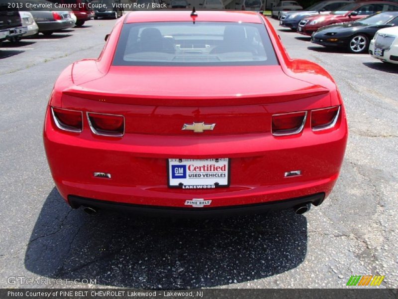 Victory Red / Black 2013 Chevrolet Camaro LT Coupe