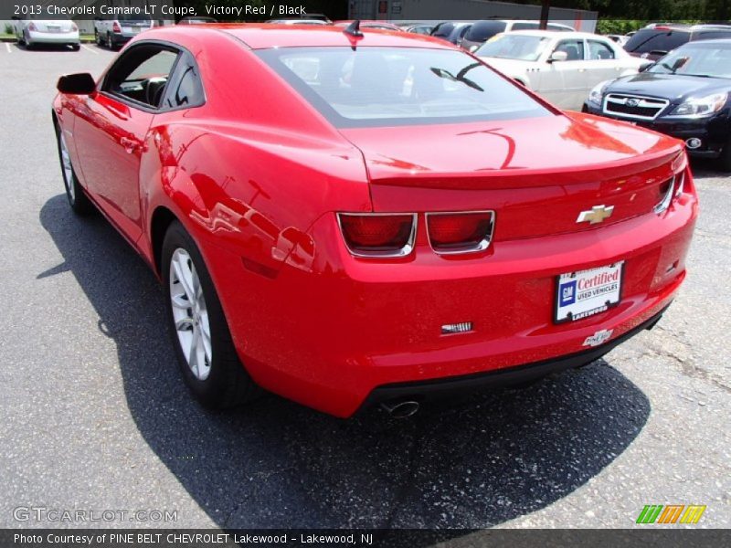 Victory Red / Black 2013 Chevrolet Camaro LT Coupe
