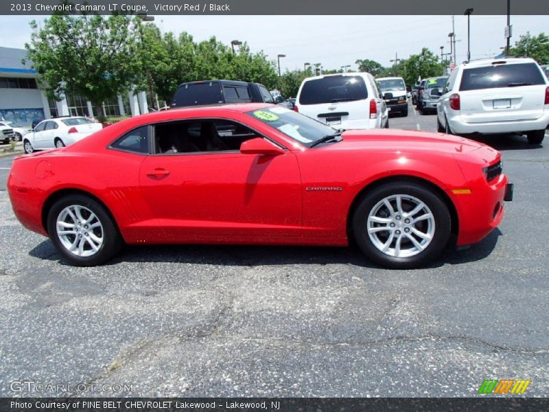 Victory Red / Black 2013 Chevrolet Camaro LT Coupe