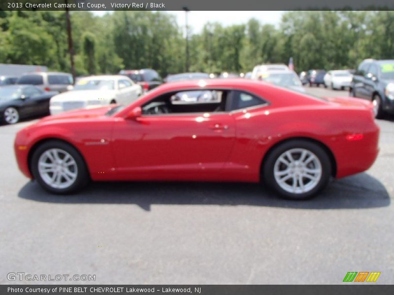 Victory Red / Black 2013 Chevrolet Camaro LT Coupe