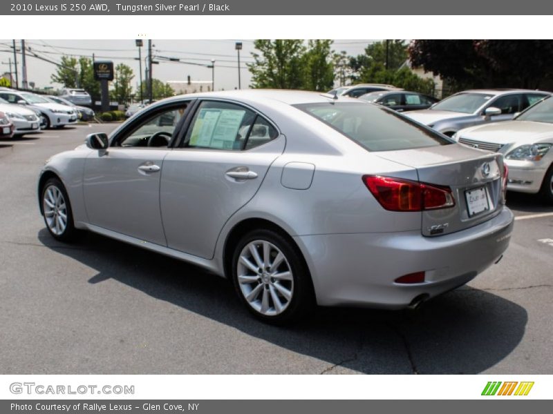 Tungsten Silver Pearl / Black 2010 Lexus IS 250 AWD