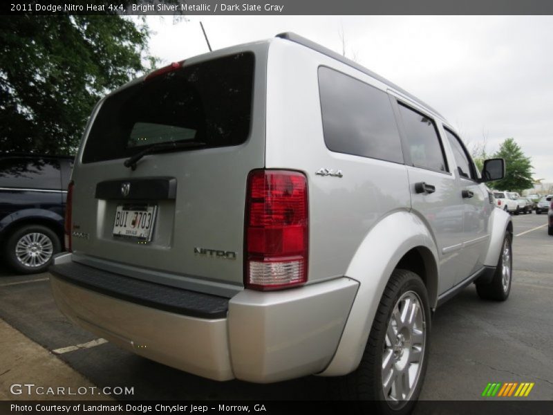 Bright Silver Metallic / Dark Slate Gray 2011 Dodge Nitro Heat 4x4