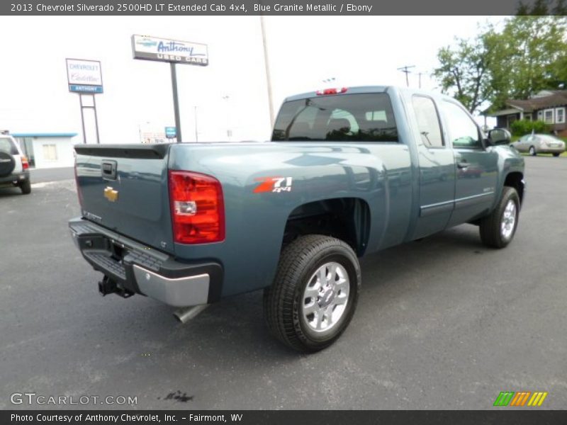 Blue Granite Metallic / Ebony 2013 Chevrolet Silverado 2500HD LT Extended Cab 4x4