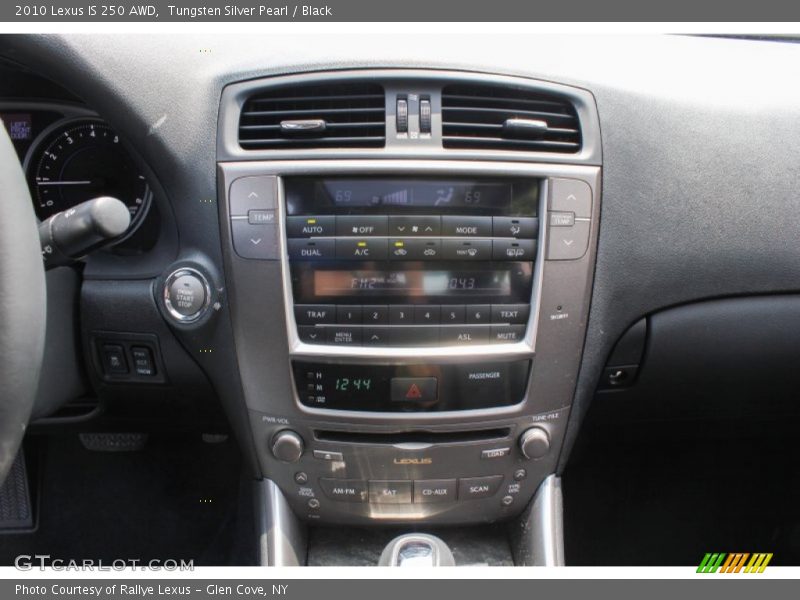 Tungsten Silver Pearl / Black 2010 Lexus IS 250 AWD