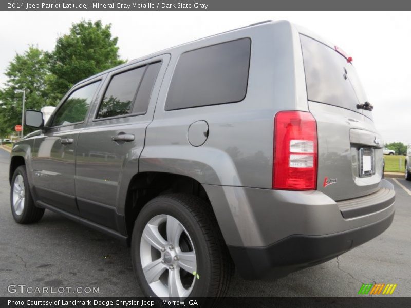 Mineral Gray Metallic / Dark Slate Gray 2014 Jeep Patriot Latitude