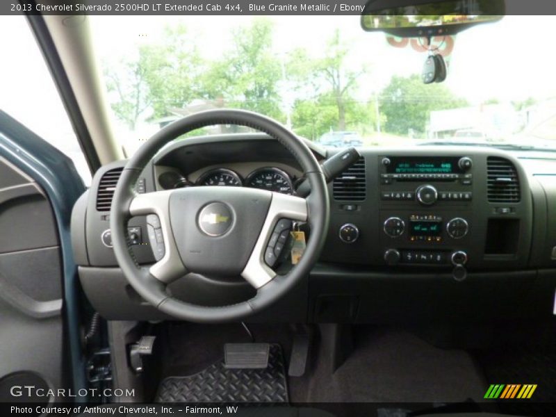 Blue Granite Metallic / Ebony 2013 Chevrolet Silverado 2500HD LT Extended Cab 4x4