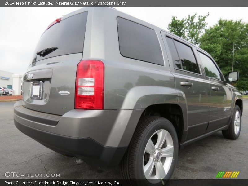 Mineral Gray Metallic / Dark Slate Gray 2014 Jeep Patriot Latitude