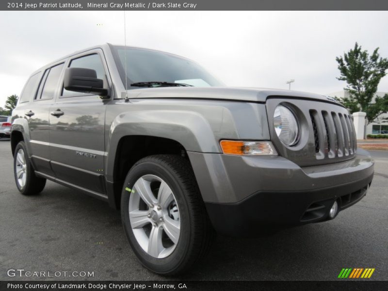 Mineral Gray Metallic / Dark Slate Gray 2014 Jeep Patriot Latitude