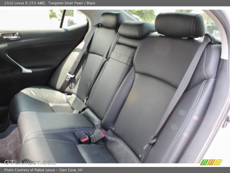 Tungsten Silver Pearl / Black 2010 Lexus IS 250 AWD