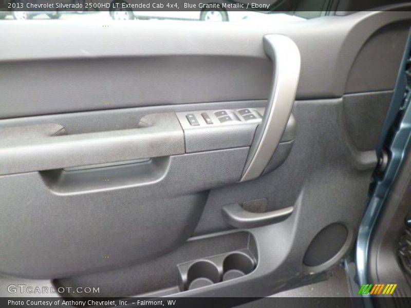 Blue Granite Metallic / Ebony 2013 Chevrolet Silverado 2500HD LT Extended Cab 4x4