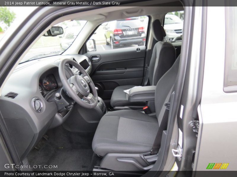 Mineral Gray Metallic / Dark Slate Gray 2014 Jeep Patriot Latitude