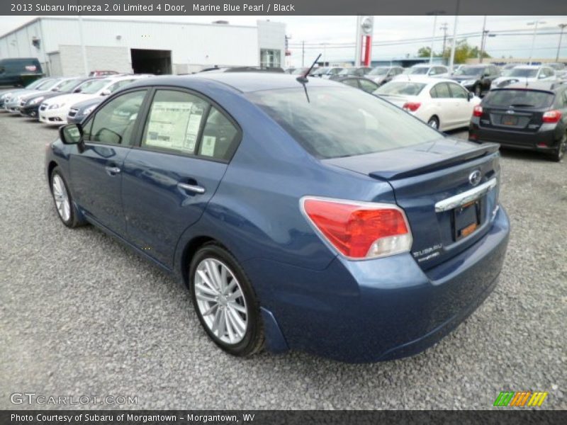 Marine Blue Pearl / Black 2013 Subaru Impreza 2.0i Limited 4 Door