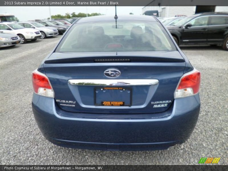 Marine Blue Pearl / Black 2013 Subaru Impreza 2.0i Limited 4 Door
