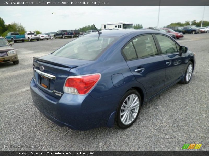 Marine Blue Pearl / Black 2013 Subaru Impreza 2.0i Limited 4 Door
