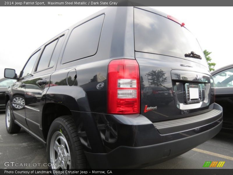 Maximum Steel Metallic / Dark Slate Gray 2014 Jeep Patriot Sport