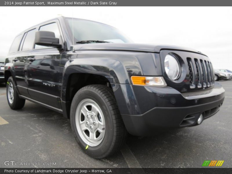 Maximum Steel Metallic / Dark Slate Gray 2014 Jeep Patriot Sport