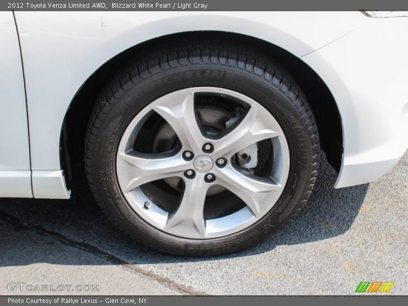 Blizzard White Pearl / Light Gray 2012 Toyota Venza Limited AWD