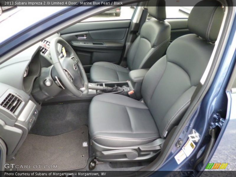 Marine Blue Pearl / Black 2013 Subaru Impreza 2.0i Limited 4 Door