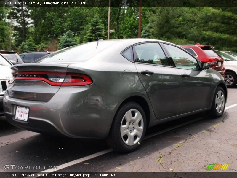 Tungsten Metallic / Black 2013 Dodge Dart SE