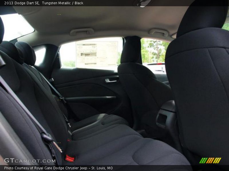 Tungsten Metallic / Black 2013 Dodge Dart SE
