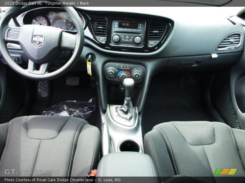 Tungsten Metallic / Black 2013 Dodge Dart SE