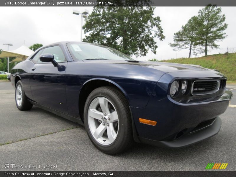 Jazz Blue Pearl / Dark Slate Gray 2013 Dodge Challenger SXT