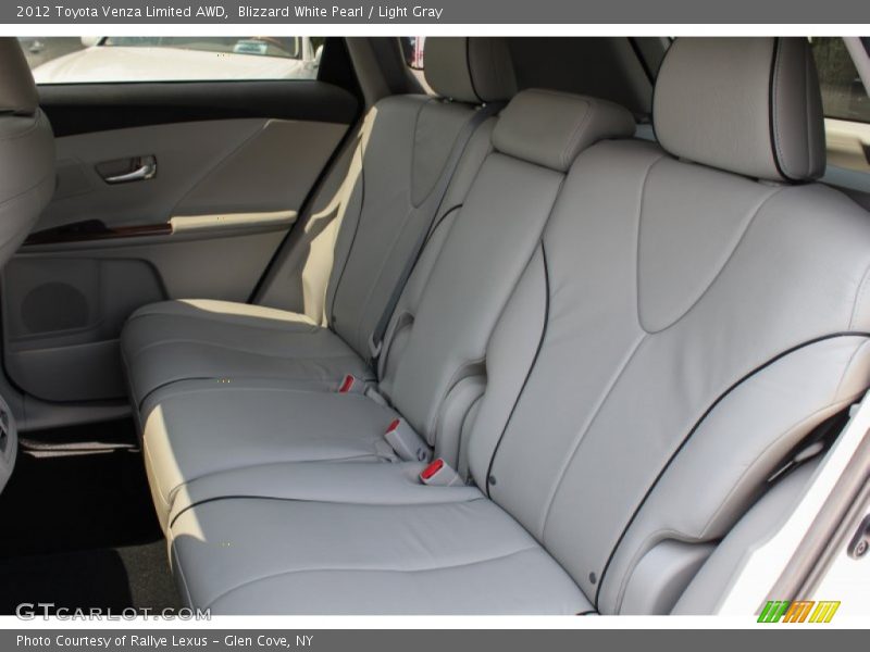 Blizzard White Pearl / Light Gray 2012 Toyota Venza Limited AWD